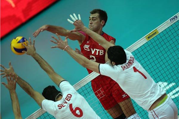 Iran, Russia volleyball game