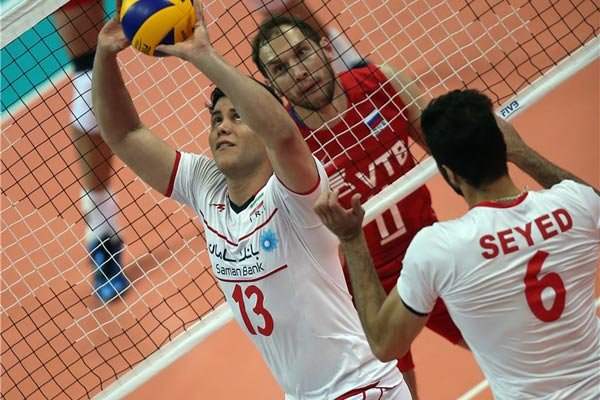 Iran, Russia volleyball game