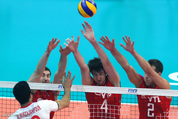 Iran, Russia volleyball game