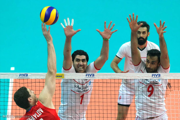 Iran, Russia volleyball game