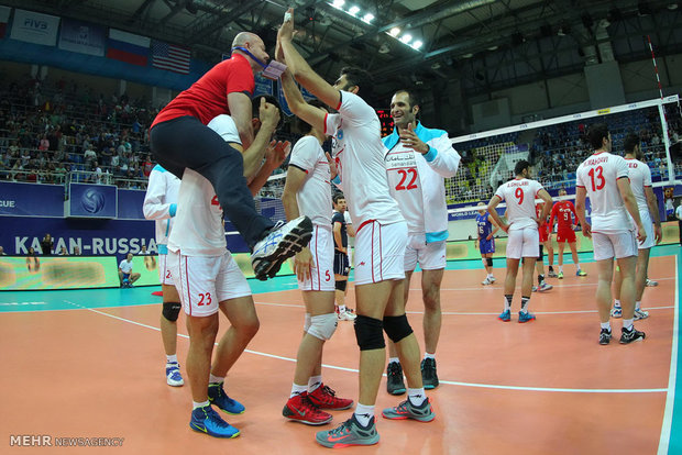 Iran, Russia volleyball game