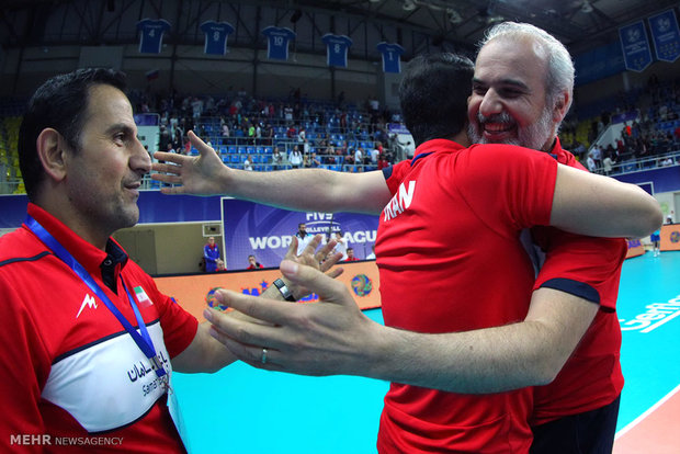 Iran, Russia volleyball game