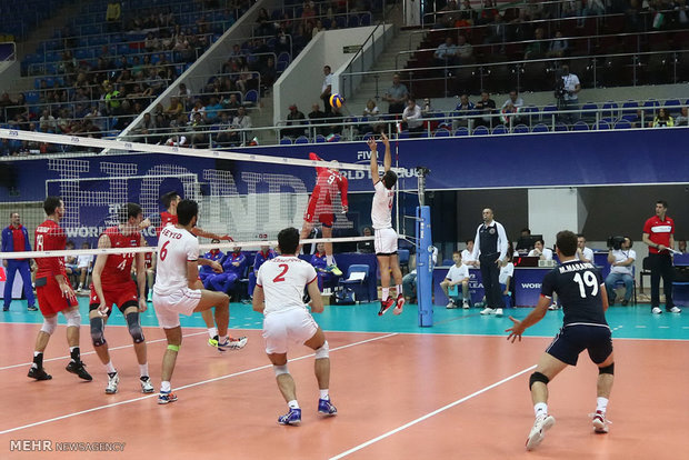 Iran, Russia volleyball game