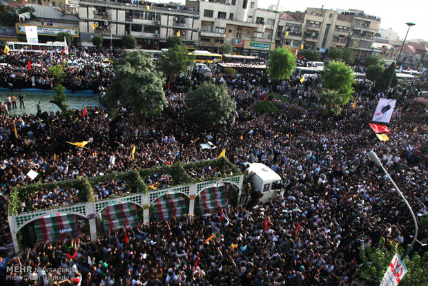 Funeral of anonymous martyrs