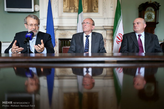 Iranian-Irish press conference