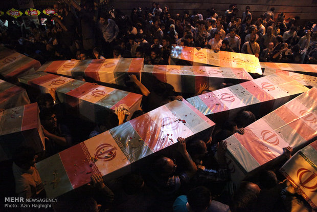 Funeral of anonymous martyrs