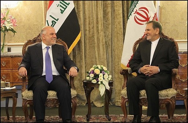 جهانغيري : ايران تدافع بقوة عن السلام والاستقرار في العراق  