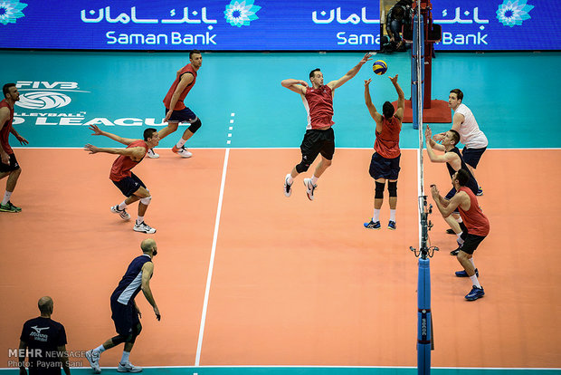 Rehearsal session of Iran, United States Volleyball teams 