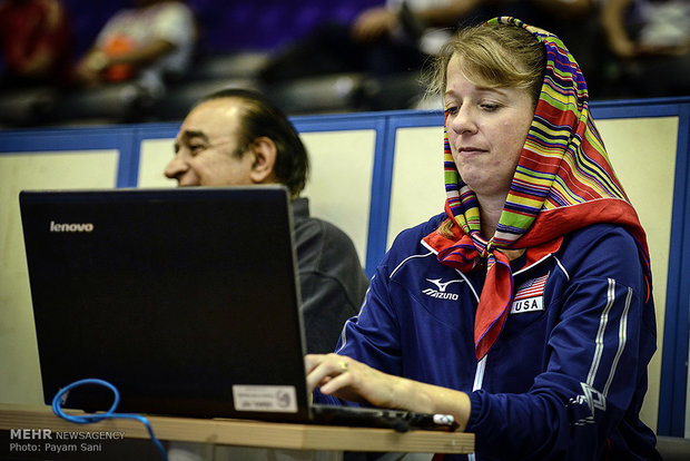 Rehearsal session of Iran, United States Volleyball teams 