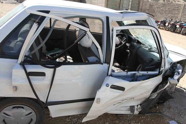 تصادف رانندگی در منطقه نژمار شهرستان مریوان جان ۲ نفر را گرفت