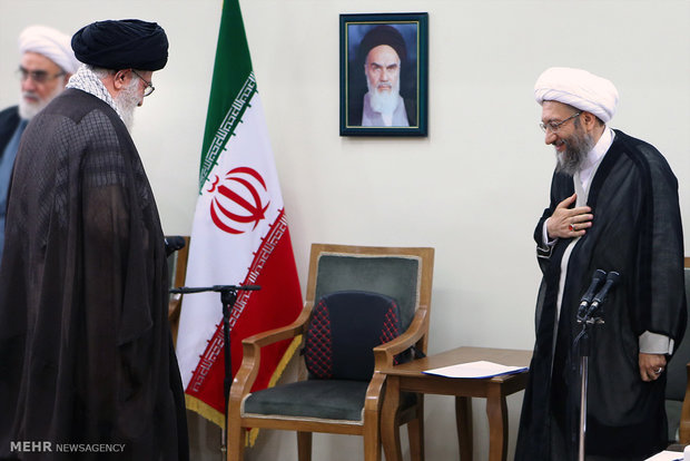 Leader receives Judiciary officials 