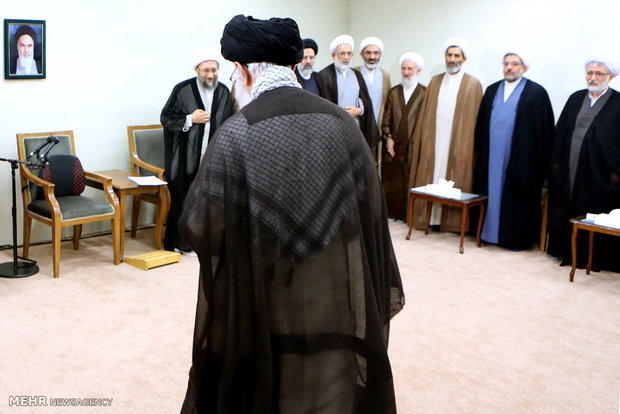 Leader receives Judiciary officials 