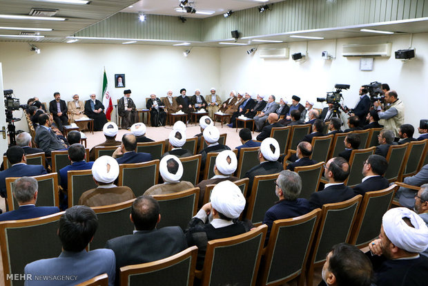 Leader receives Judiciary officials 