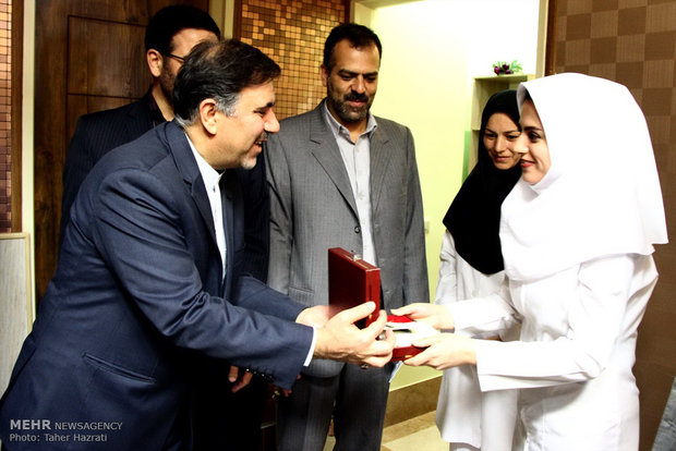  افتتاح مجتمع پزشکان اردبیل با حضور  عباس احمد آخوندی  وزیر راه و شهرسازی 