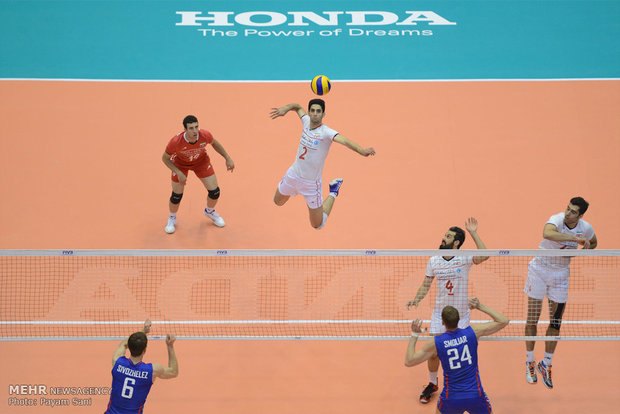 Iran, Russia third game in frames