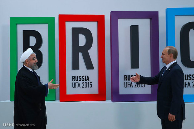 Rouhani attends BRICS summit