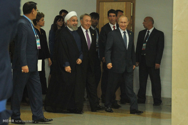 Rouhani attends BRICS summit