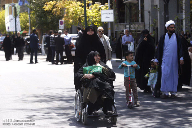 ساعات اولیه راهپیمایی روز جهانی قدس در تهران