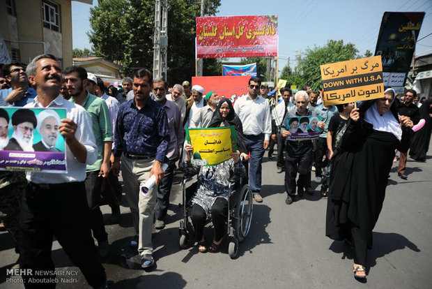 راهپیمایی روز جهانی قدس در گرگان / ابوطالب ندری