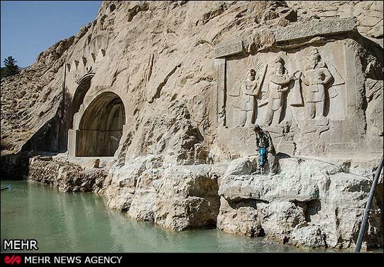 خشکسالی عامل اصلی خشکیدگی چشمه های «طاق‌بستان» است