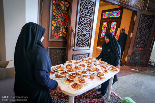 Iftar feast at Shah Cheragh