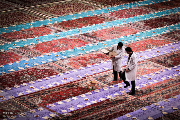 Iftar feast at Shah Cheragh