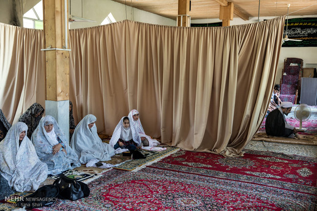 حجت الاسلام محرمعلي شيخ حسيني - مبلغ مذهبی در روستای خشكبيجار گيلان