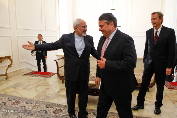 Zarif meets German deputy chancellor