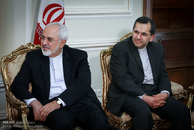 Zarif meets UN envoy, Swiss FM secretary