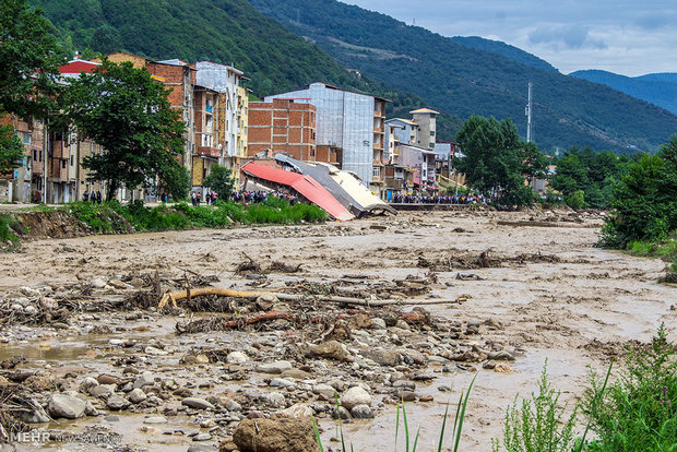 خسارت سیلاب در سوادکوه