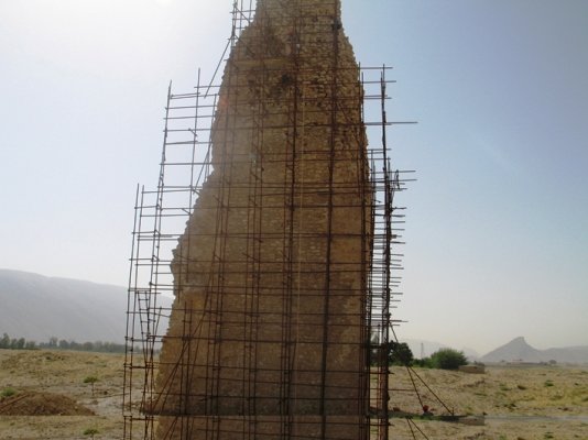 منار شهر گور در فارس مرمت می شود