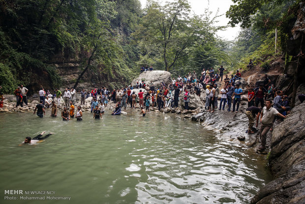 Shirabad waterfall