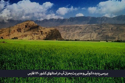 خسارت ۲۹۰۰میلیاردی به کشاورزی فارس/ بارندگی‌ها۳۳ درصد کم شد