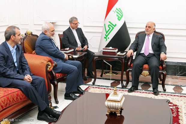 Zarif confers with Iraqi officials 