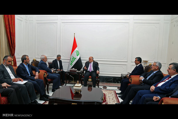 Zarif confers with Iraqi officials 