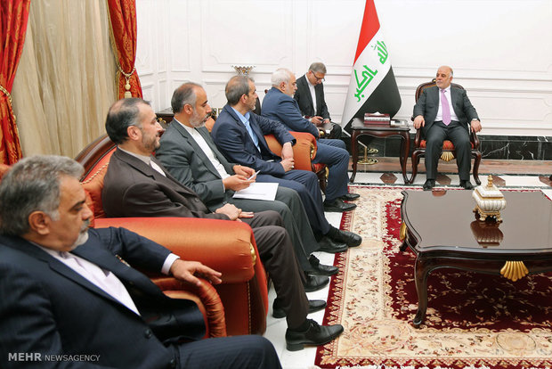 Zarif confers with Iraqi officials 