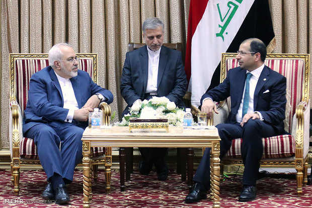 Zarif confers with Iraqi officials 