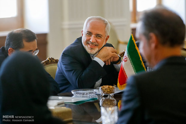 لقاء وزيري خارجية ايران والاتحاد الاوروبي 