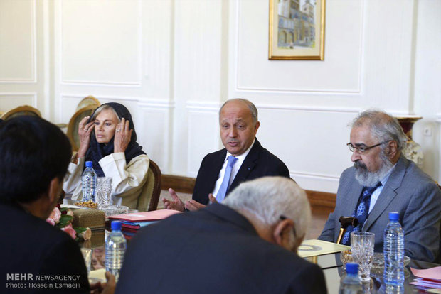 Zarif, Fabius meet