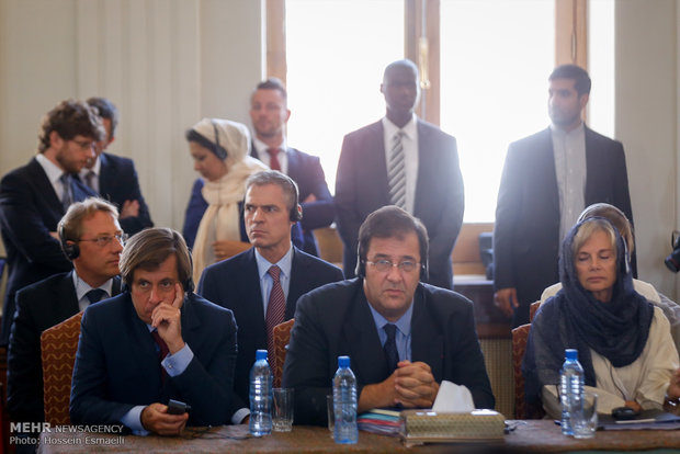  کنفرانس مطبوعاتی وزیران امورخارجه ایران و فرانسه