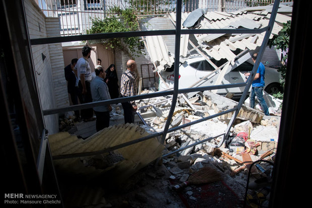انفجار یک واحد مسکونی در شاهرود بر اثر نشست گاز