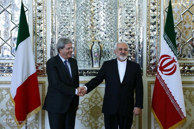 Zarif, Italian counterpart meet in Tehran