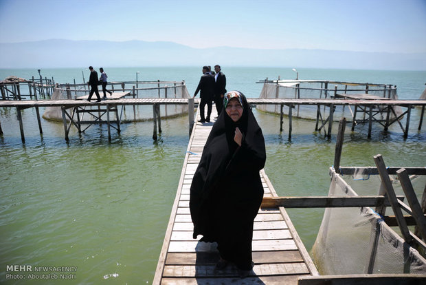 سفر اسحاق جهانگیری معاون اول رییس جمهور و معصومه ابتکار رییس سازمان حفاظت محیط زیست به استان گلستان