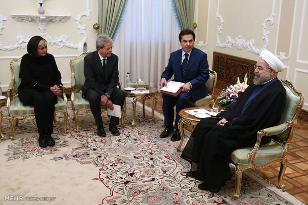 دیدار وزیر خارجه ایتالیا با رئیس جمهور 