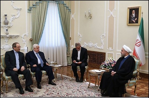 روحاني يؤكد على استمرار دعم ايران الحكومة السورية