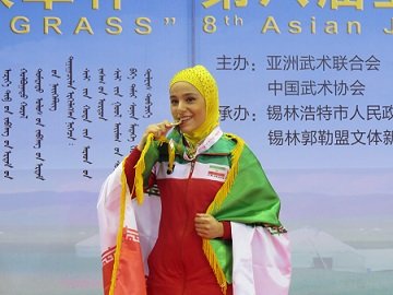 Kiani clinched gold in women's changquan