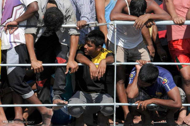 نجات مهاجران غیرقانونی در آبهای مدیترانه