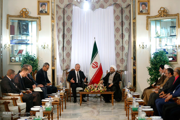Iran judiciary chief meets Belarus Prosecutor General