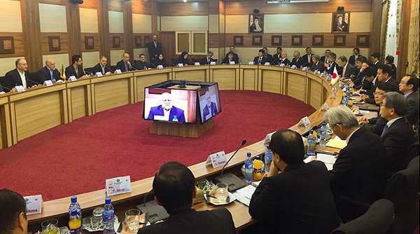 CEOs of 10 large companies arrive in Tehran