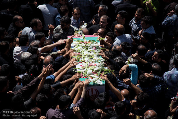 Young martyr diver funeral